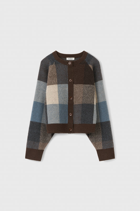 Nina Check Knitted Sweater