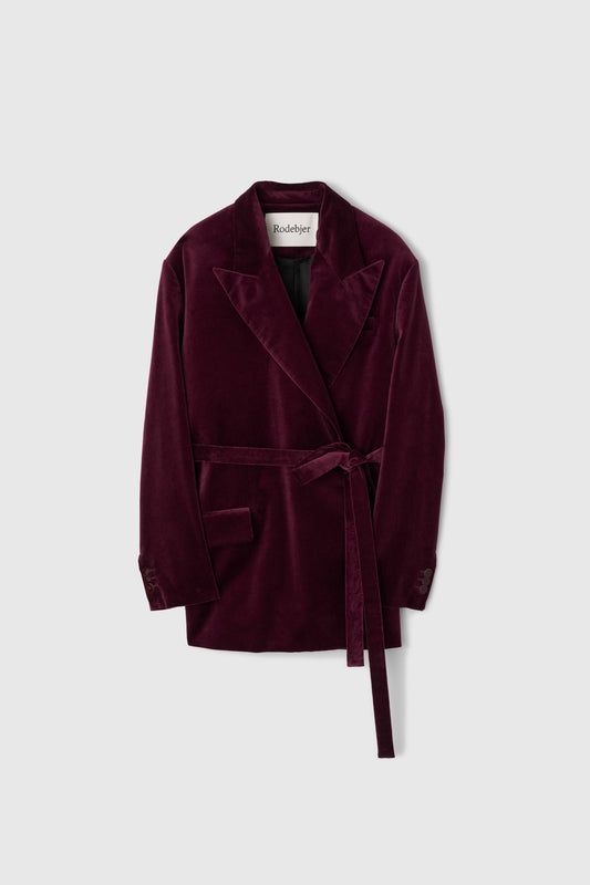 Stand Velvet Blazer