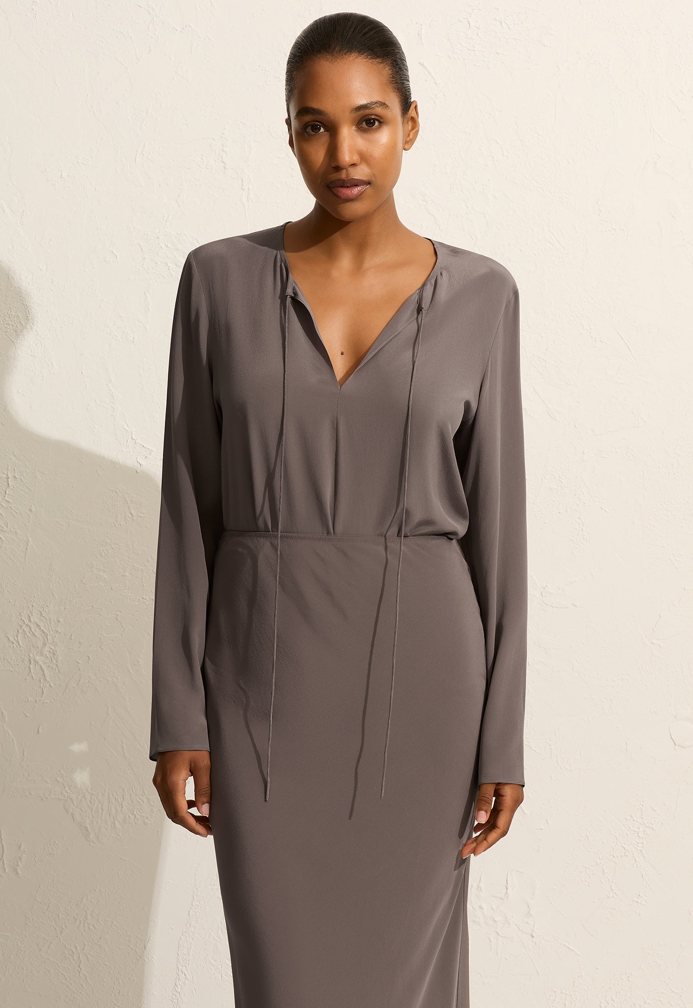 Matteau Slate Bias Elastic Skirt