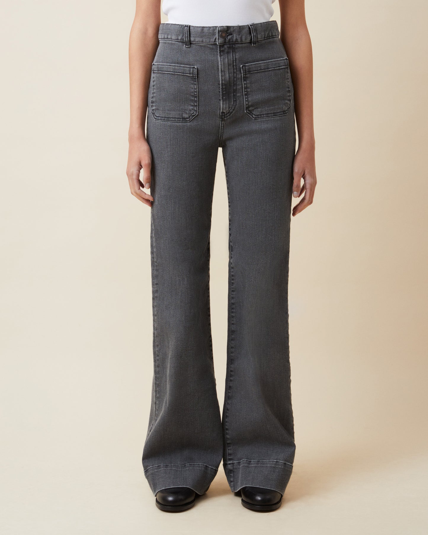 Jeanerica St Monica Grey Corduroy Pants