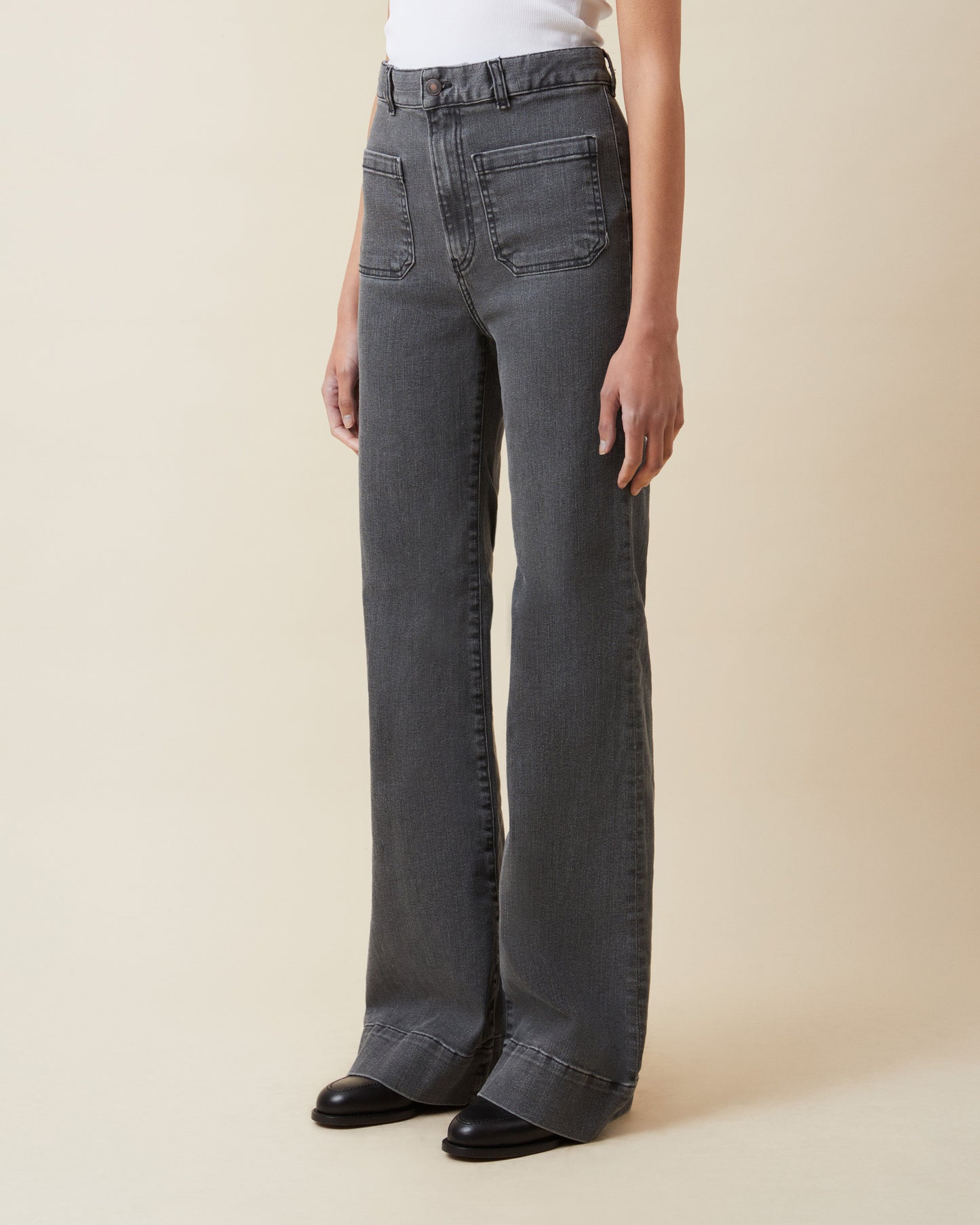 Jeanerica St Monica Grey Corduroy Pants