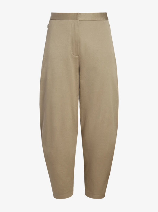 Beige pants on a white background