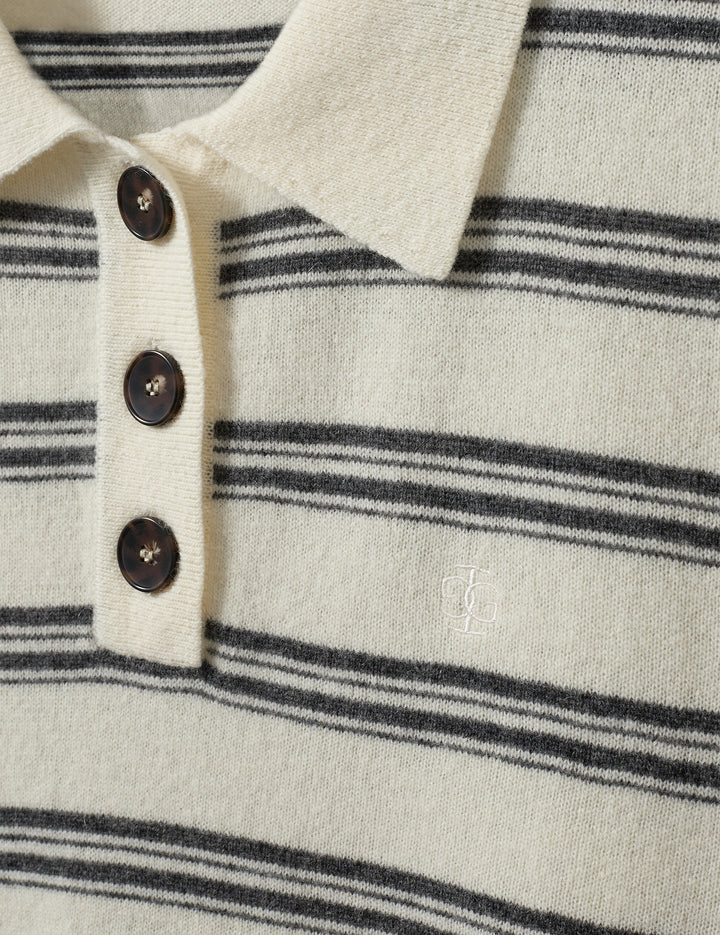 Como Dads Polo Stripe