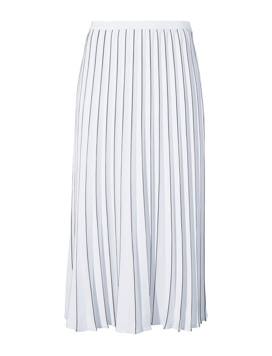 Miles Skirt in Pleated Crepe