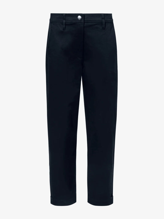 Cait Pant in Cotton Twill- Black