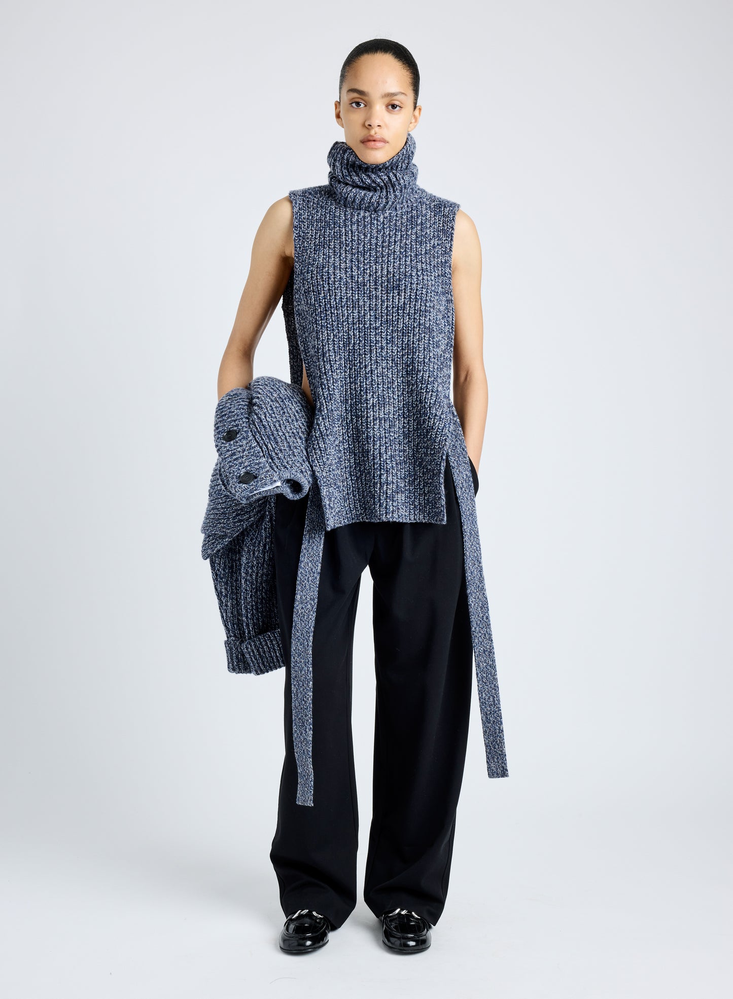 Ember Vest in Mouline Knits