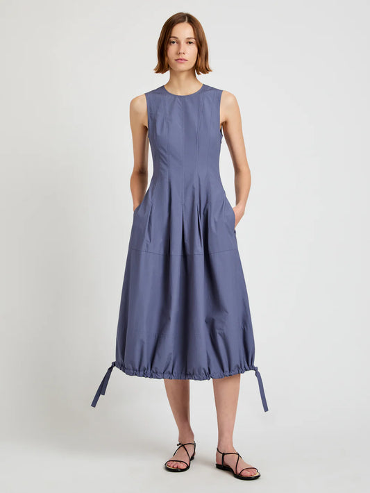 Marley Dress in Brushed Poplin