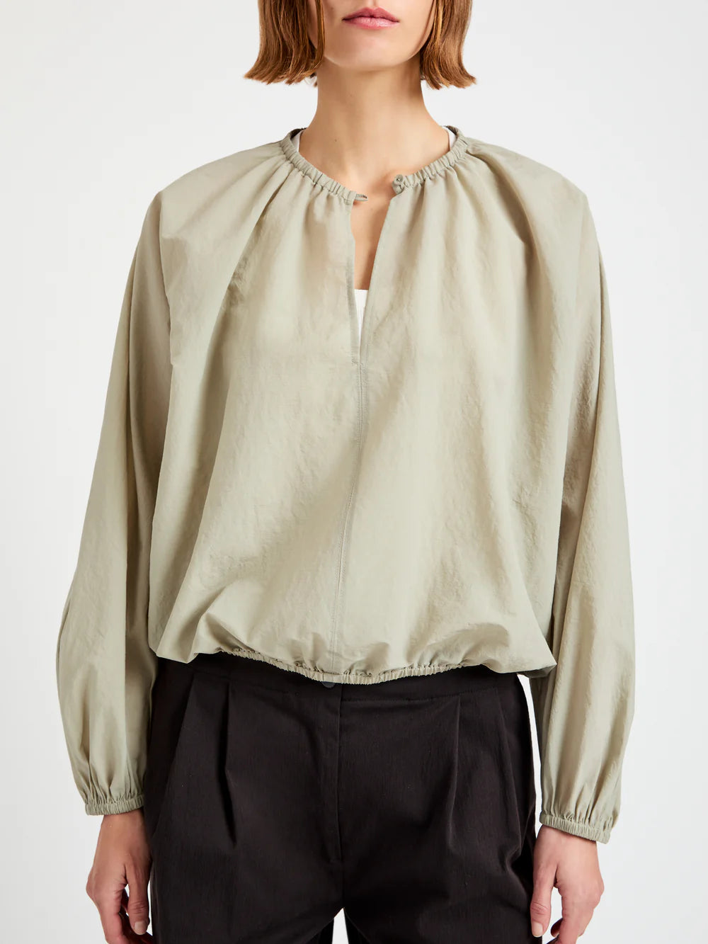 Wendy Top in Tech Poplin