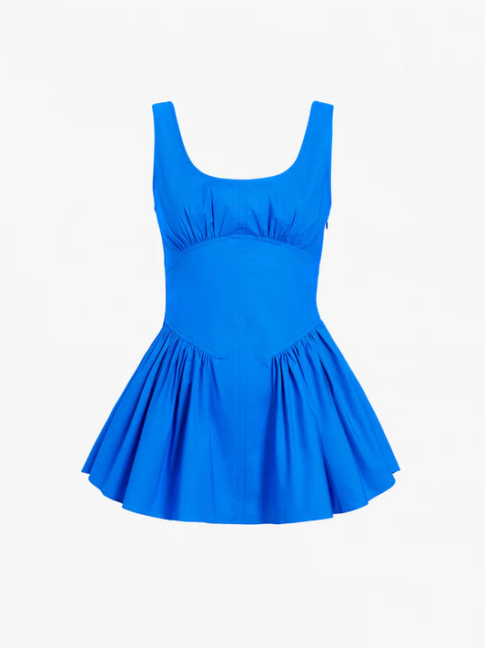 The Bader Top in Stretch Poplin