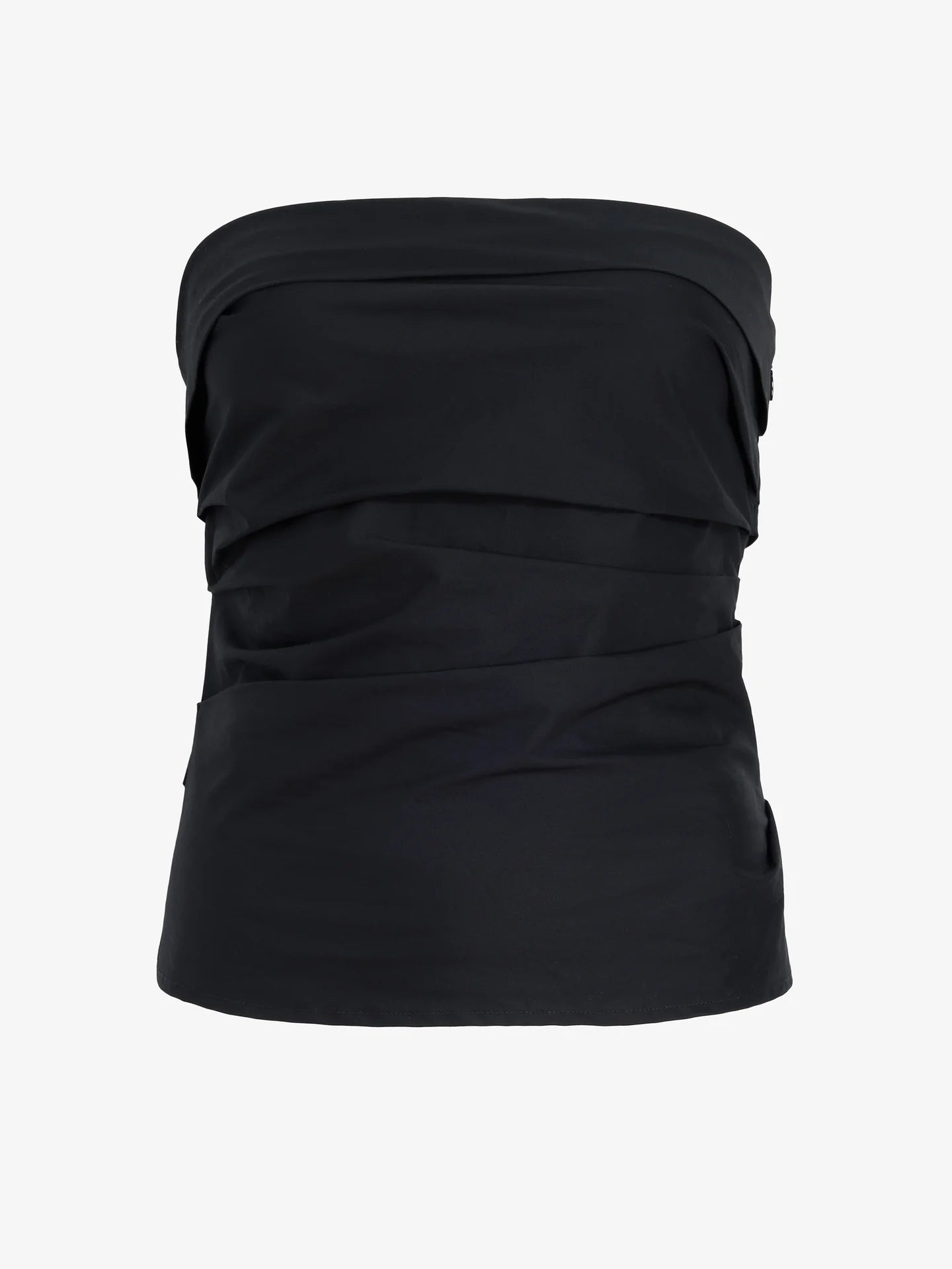 Maisy strapless top in poplin