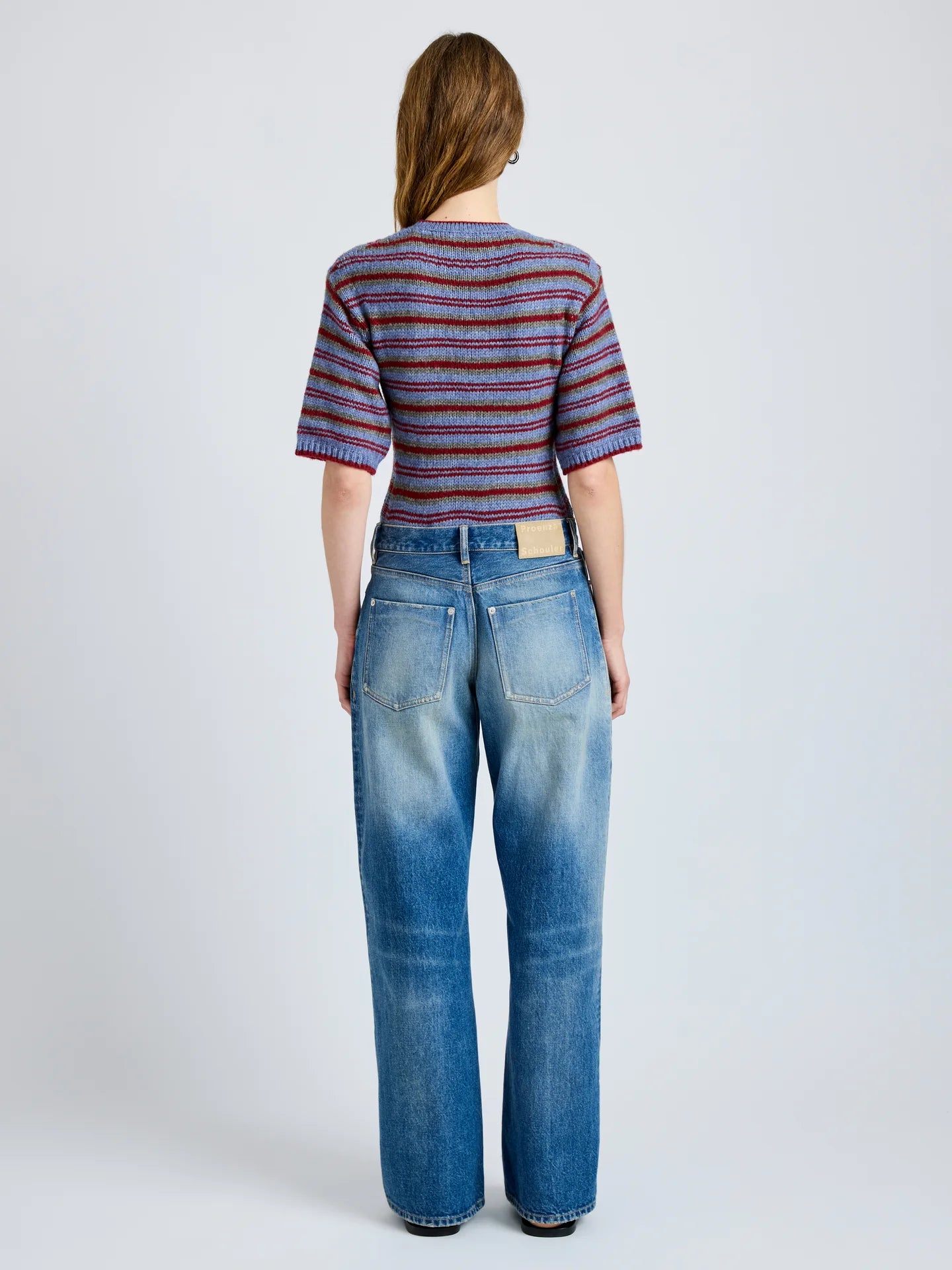 Dana sweater in willow stripe