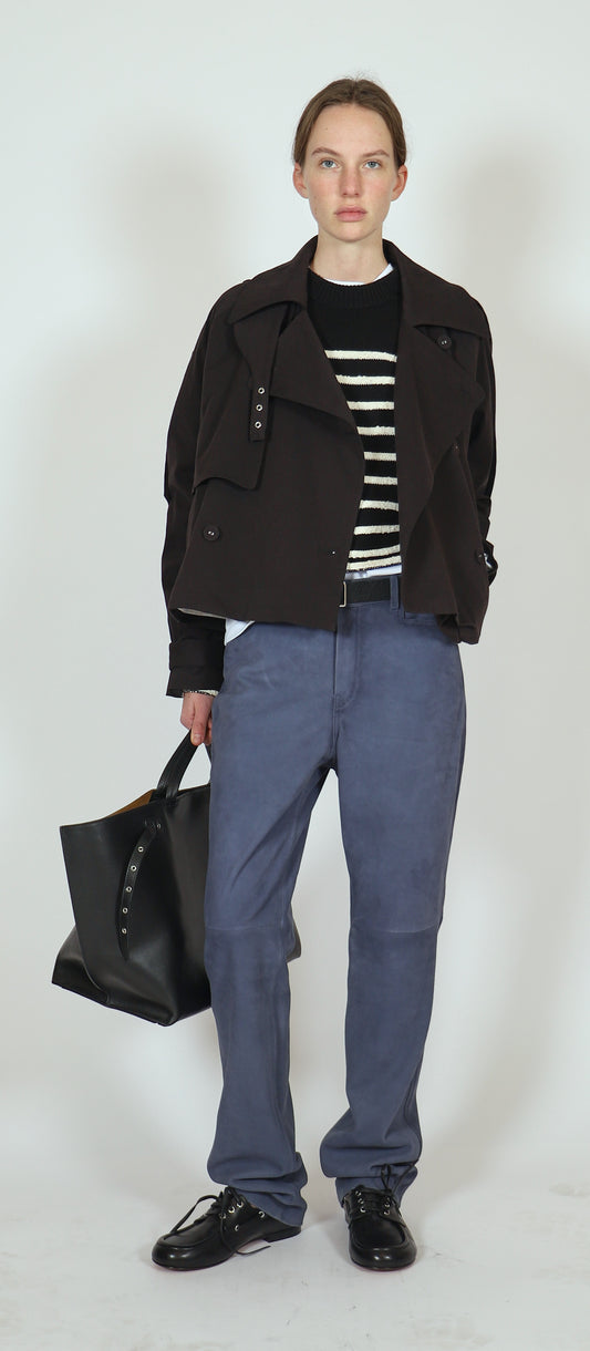 Yasmin Cropped Trench
