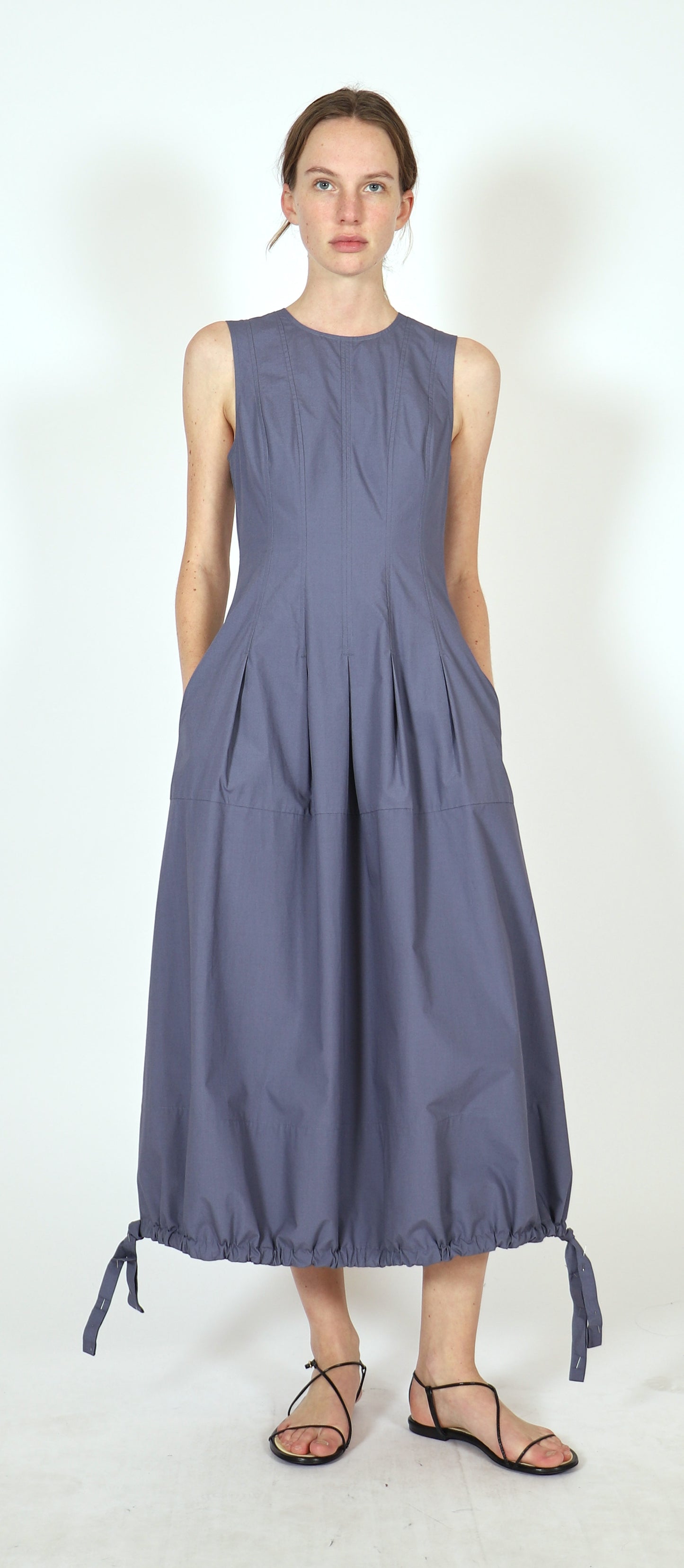 Marley Dress in Brushed Poplin