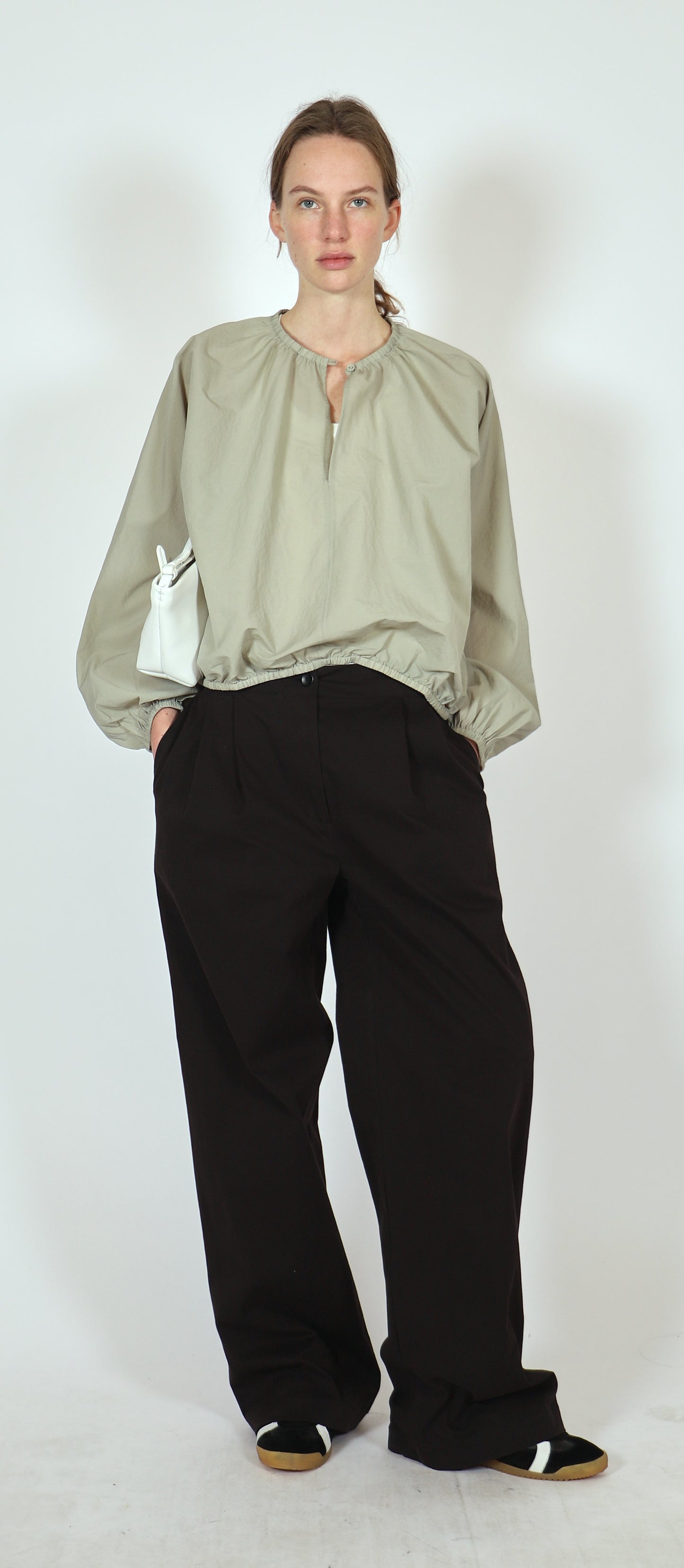 Wendy Top in Tech Poplin